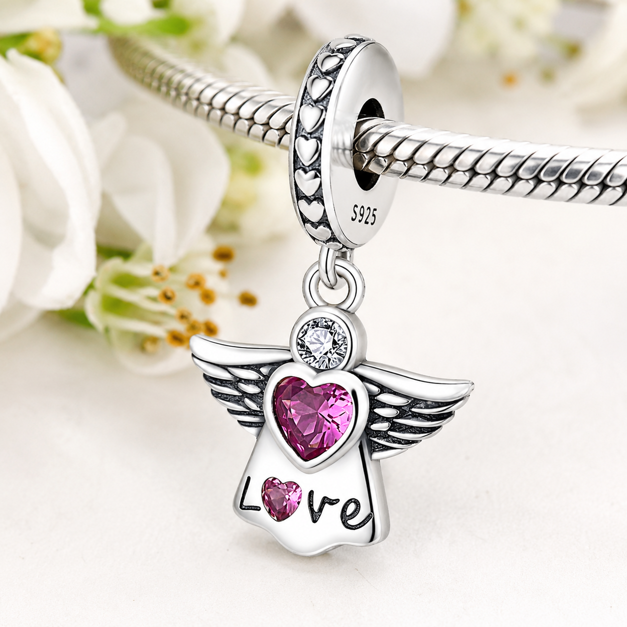 Message of Love Charm 925 Silver