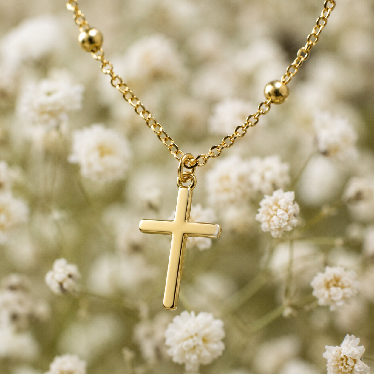 Simple Cross Necklace