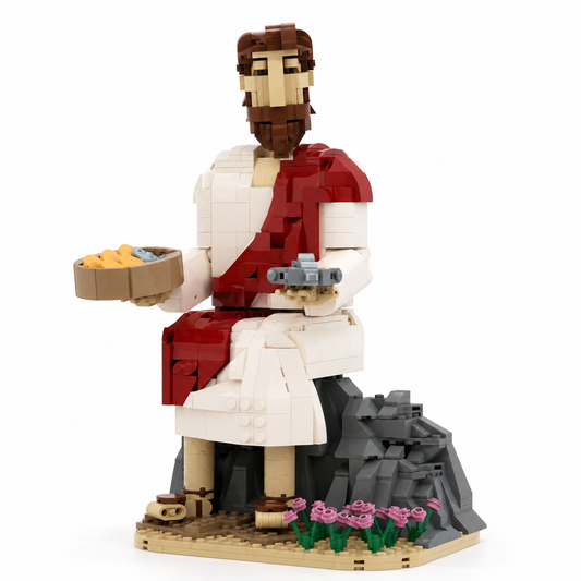 Jesus Multiplying the Loaves and Fishes Building Blocks
