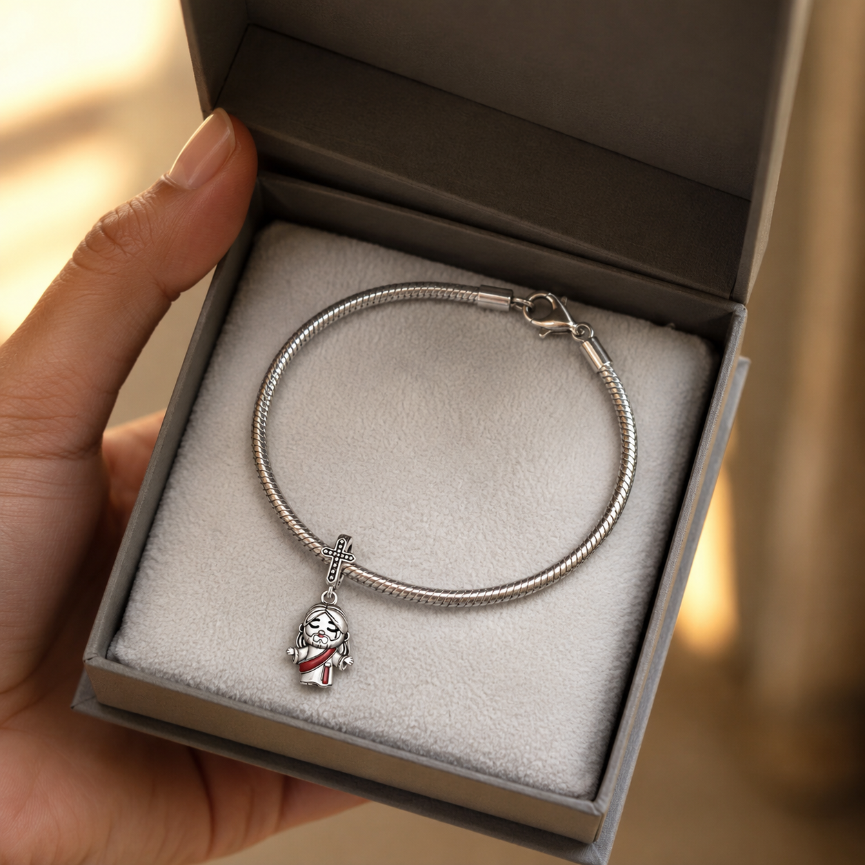 Christ King of Glory Charm — 925 Silver