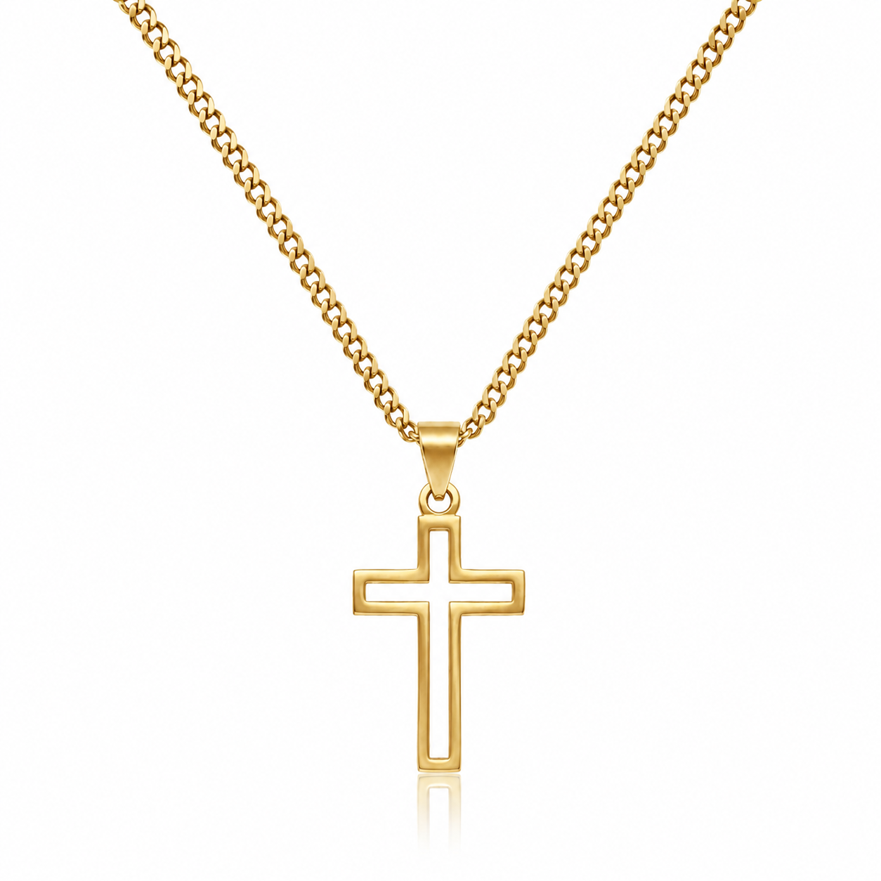 Minimalist Faith Cross Necklace