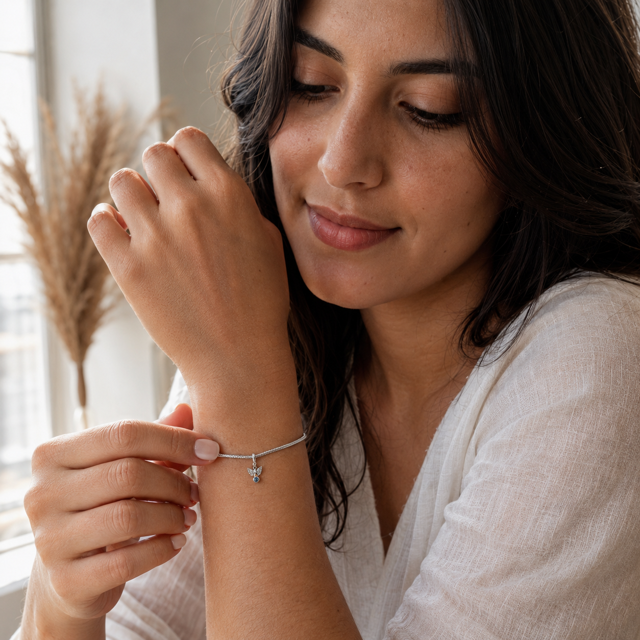 Guardian Angel of Light Charm — 925 Silver