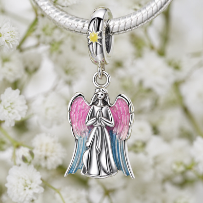 Angel of Intercession Charm 925 Silver