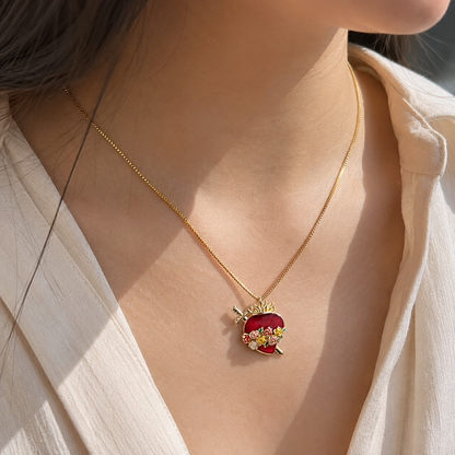 Heart of Mary Necklace