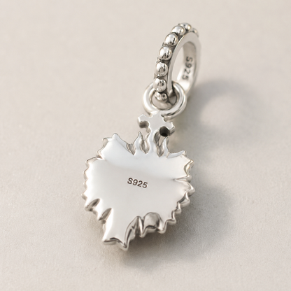 Sacred Heart of Jesus Charm — 925 Silver
