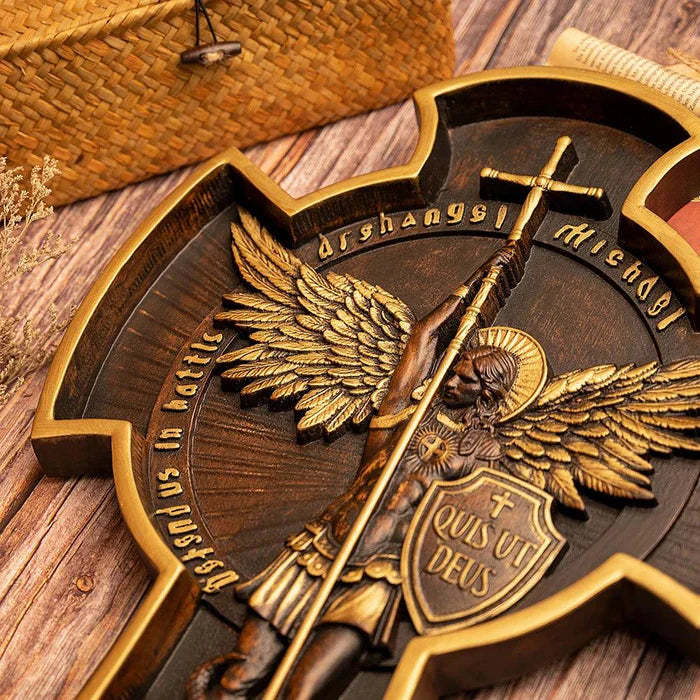 Sculpture of Saint Michael the Archangel
