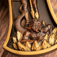 Sculpture of Saint Michael the Archangel