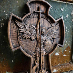 Sculpture of Saint Michael the Archangel