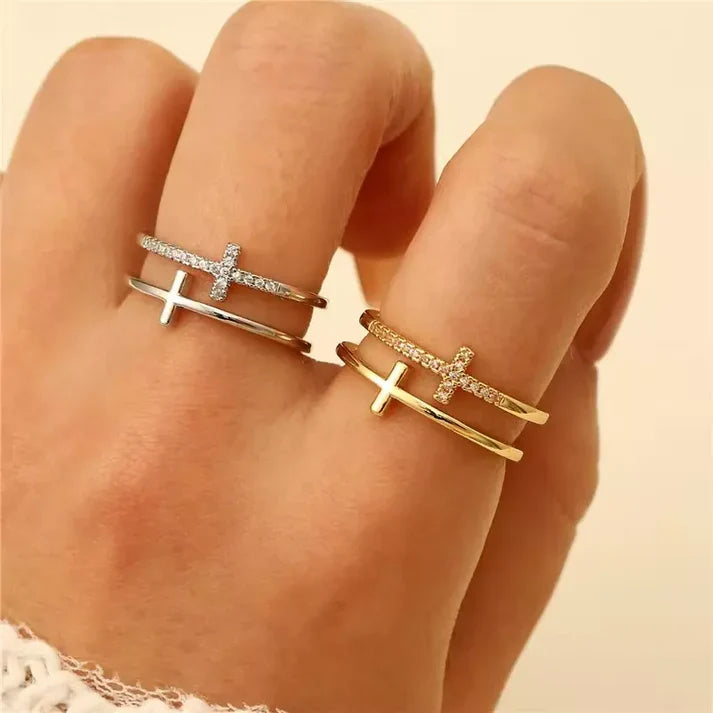 Double Grace Ring — Gold