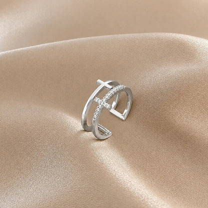 Double Grace Ring — Silver