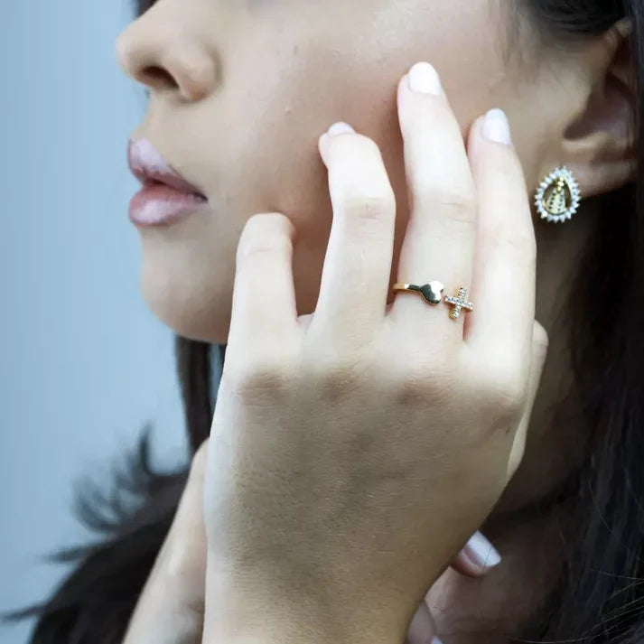 Faith and Love Ring — Gold
