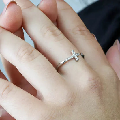 Faith and Love Ring — Silver