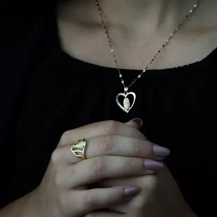Crowned Madonna Ring
