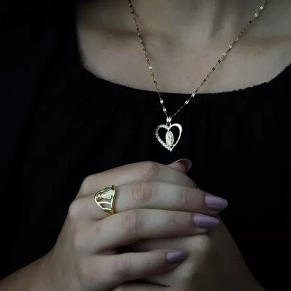 Crowned Madonna Ring