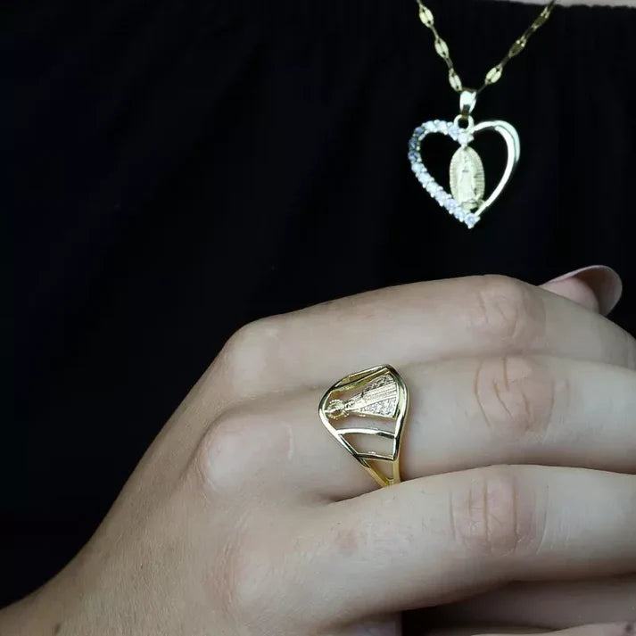 Crowned Madonna Ring