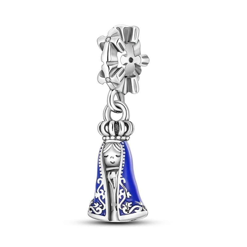 Queen of the Sapphire Mantle Charm — 925 Silver