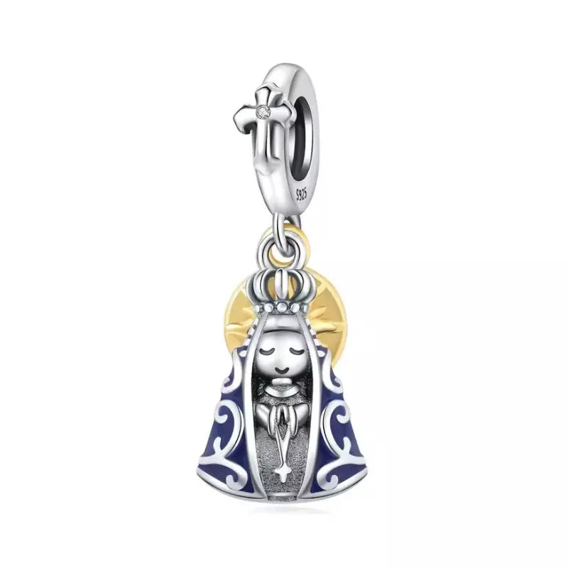 Our Lady Aparecida Charm — 925 Silver