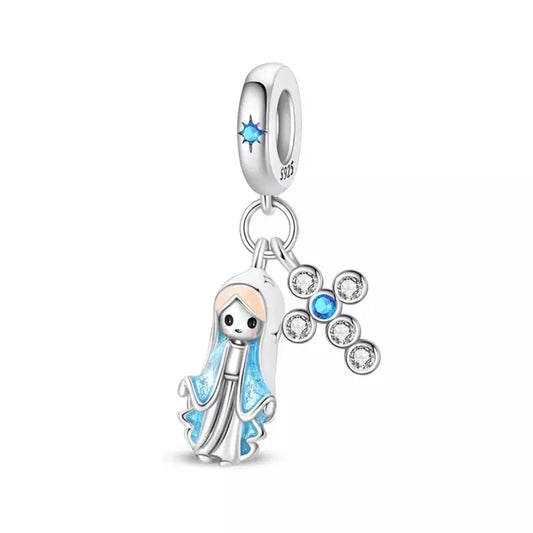 Our Lady of Graces Charm — 925 Silver