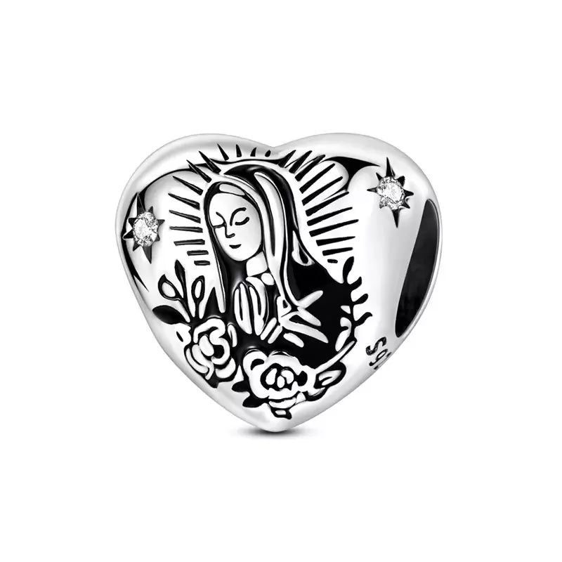 Our Lady of Guadalupe Patroness Charm — 925 Silver