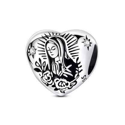 Our Lady of Guadalupe Patroness Charm — 925 Silver