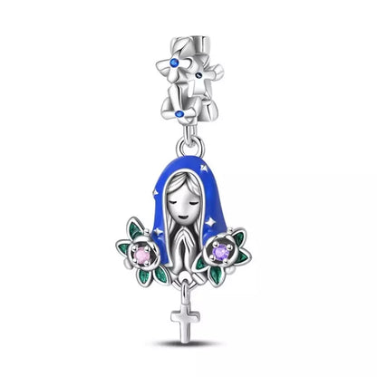 Roses of Our Lady Charm — 925 Silver