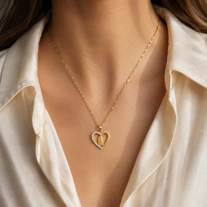 Heart of Guadalupe Necklace