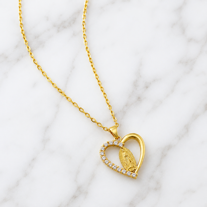 Heart of Guadalupe Necklace