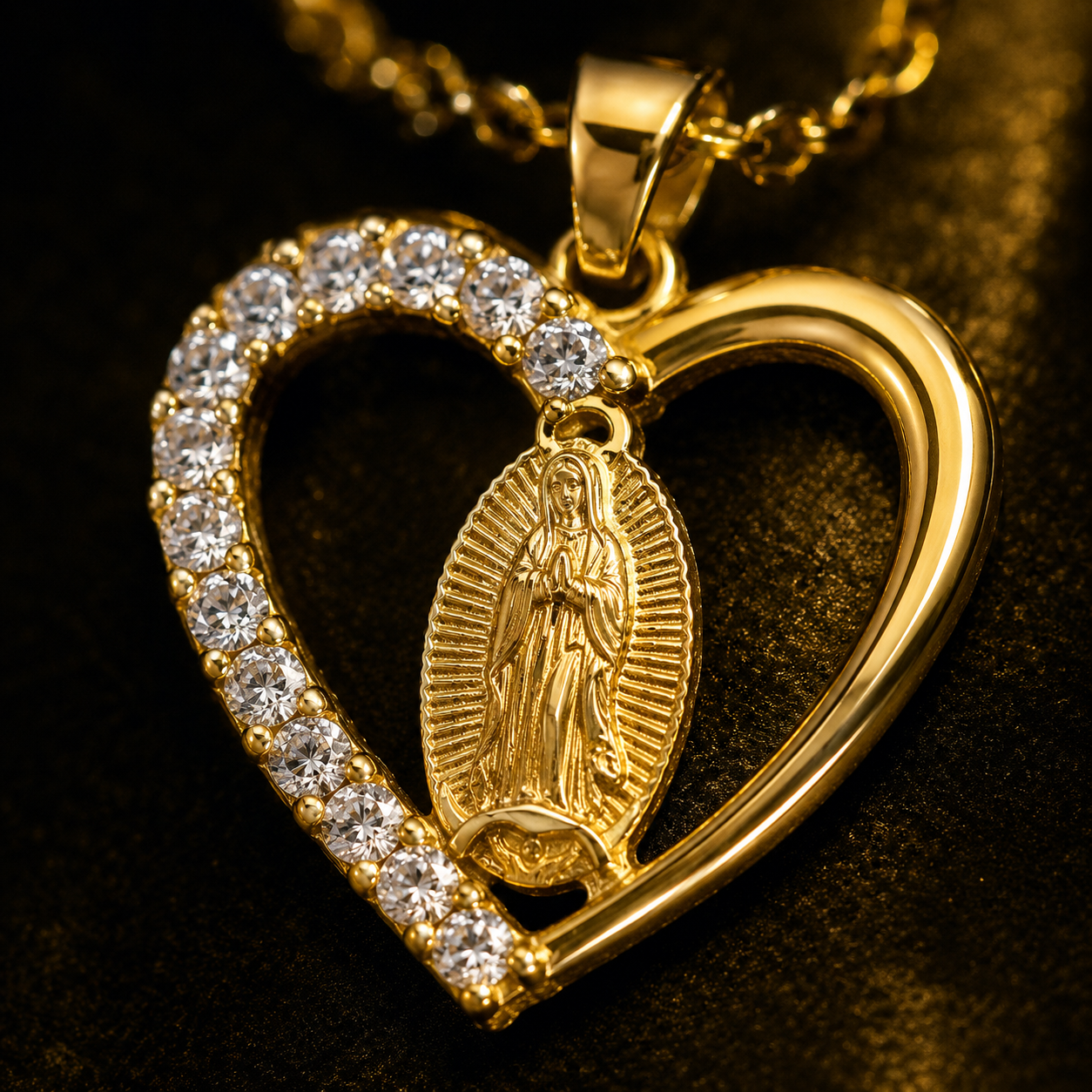 Heart of Guadalupe Necklace