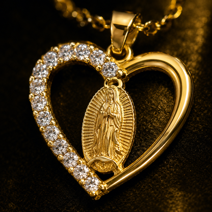 Heart of Guadalupe Necklace