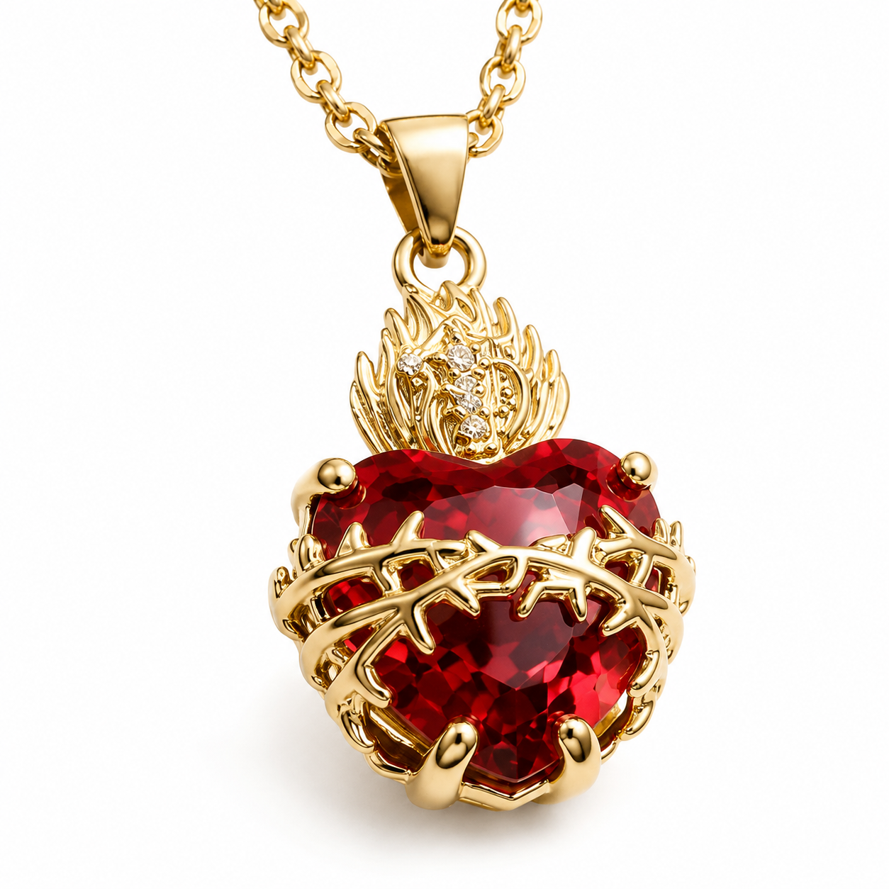 Devotion to the Sacred Heart Necklace