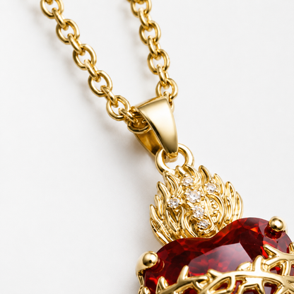 Devotion to the Sacred Heart Necklace