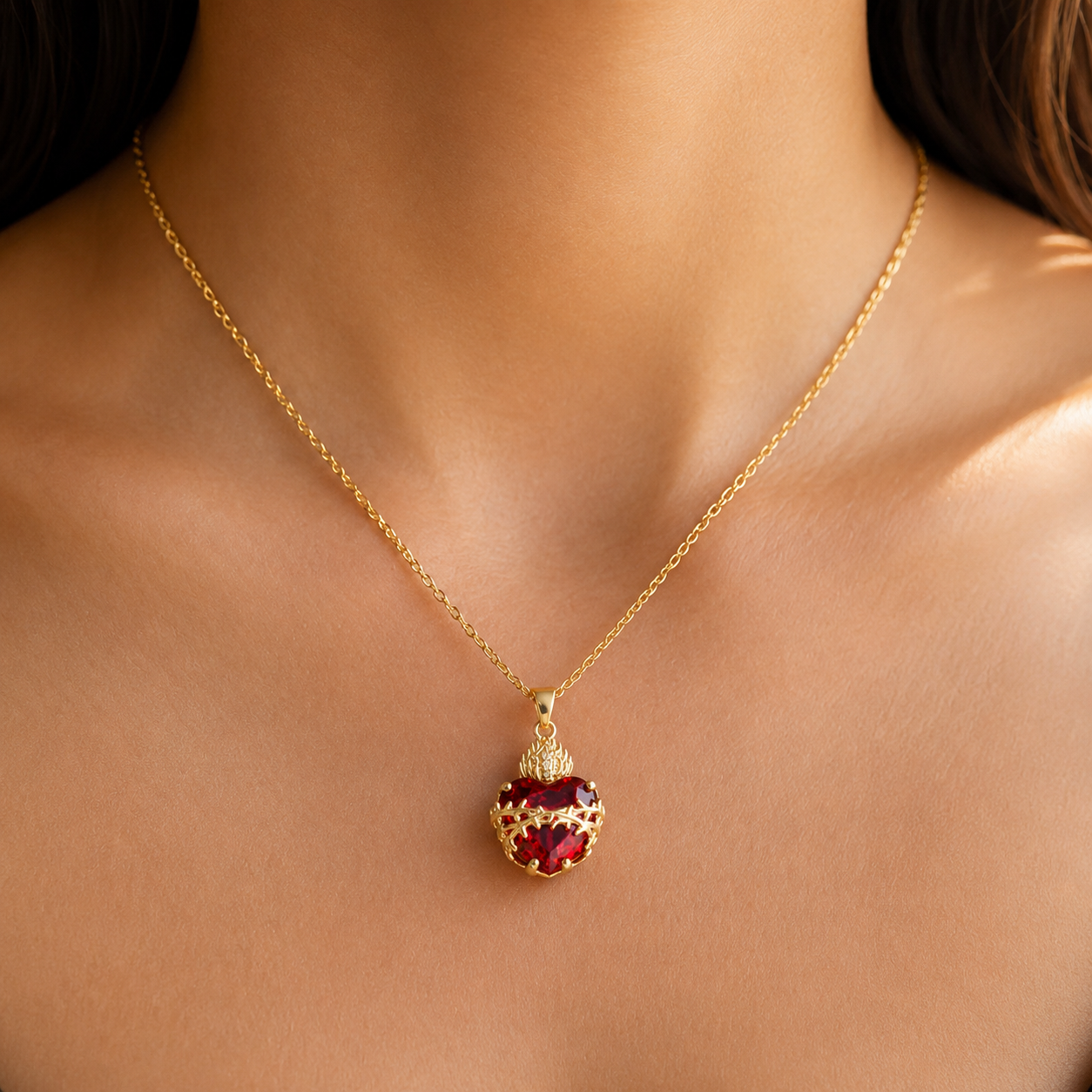Devotion to the Sacred Heart Necklace