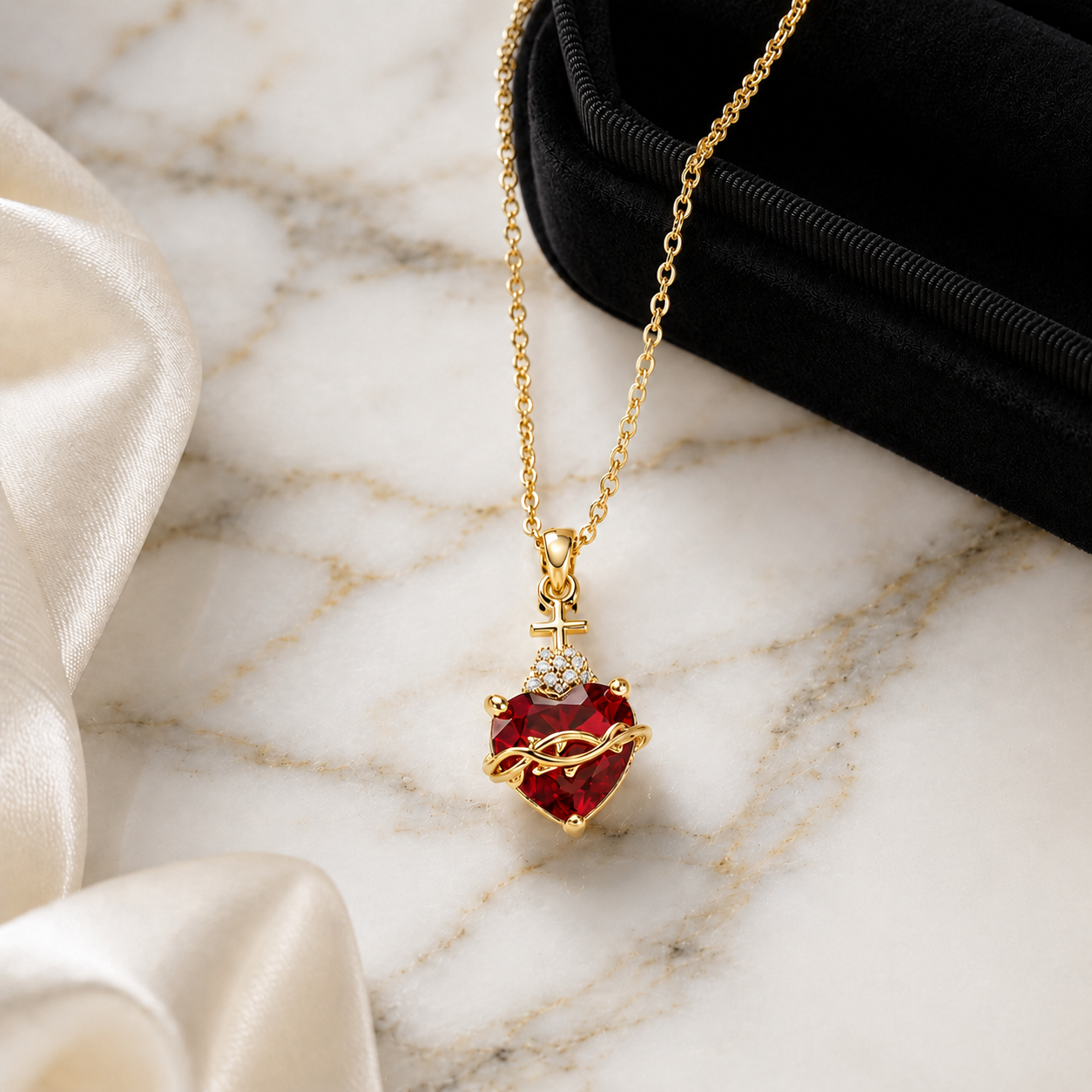 Sacred Heart of Jesus Necklace
