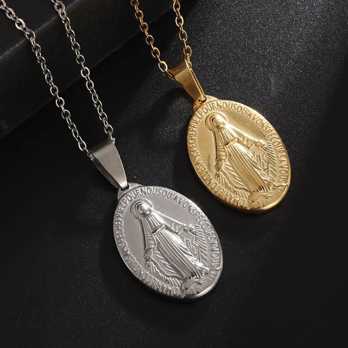 Protection and Grace of the Virgin Mary Necklace