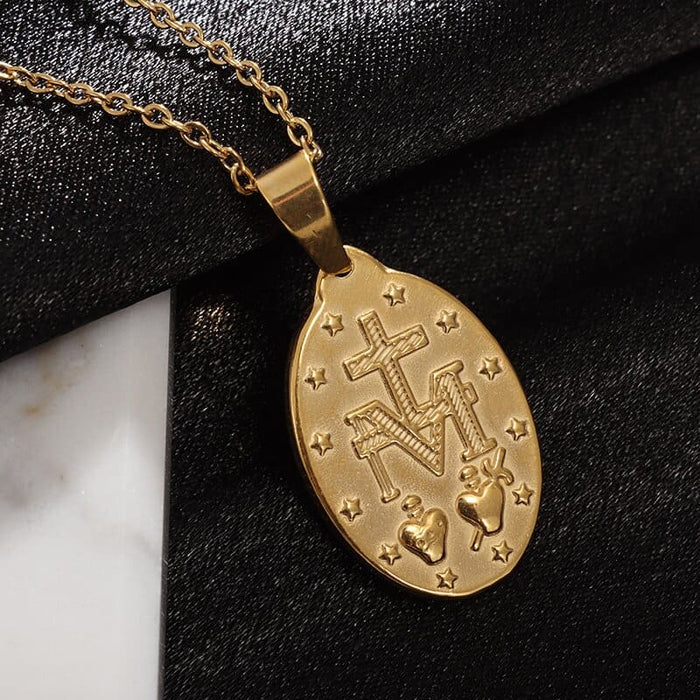 Protection and Grace of the Virgin Mary Necklace