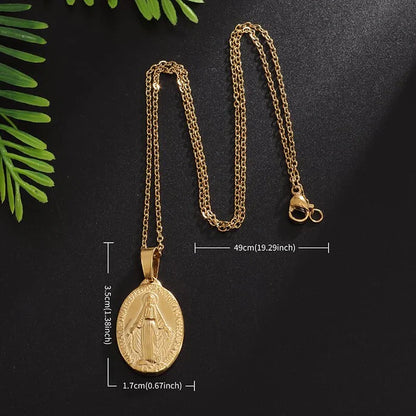 Protection and Grace of the Virgin Mary Necklace
