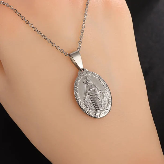 Protection and Grace of the Virgin Mary Necklace