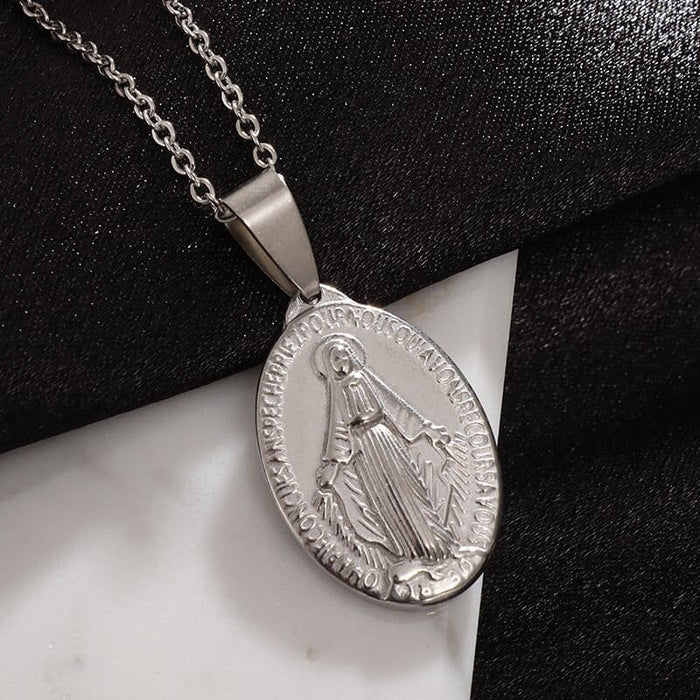 Protection and Grace of the Virgin Mary Necklace