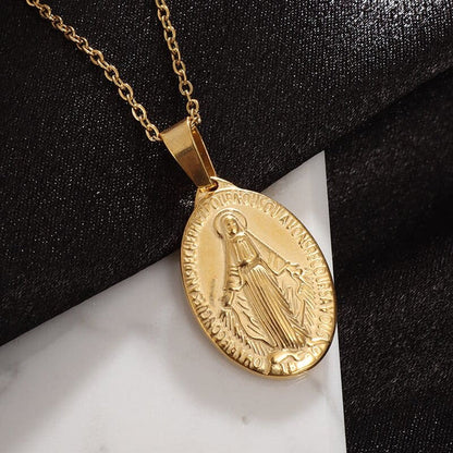 Protection and Grace of the Virgin Mary Necklace