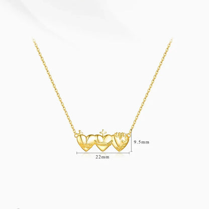 Holy Trilogy Necklace – Jesus, Mary and Joseph