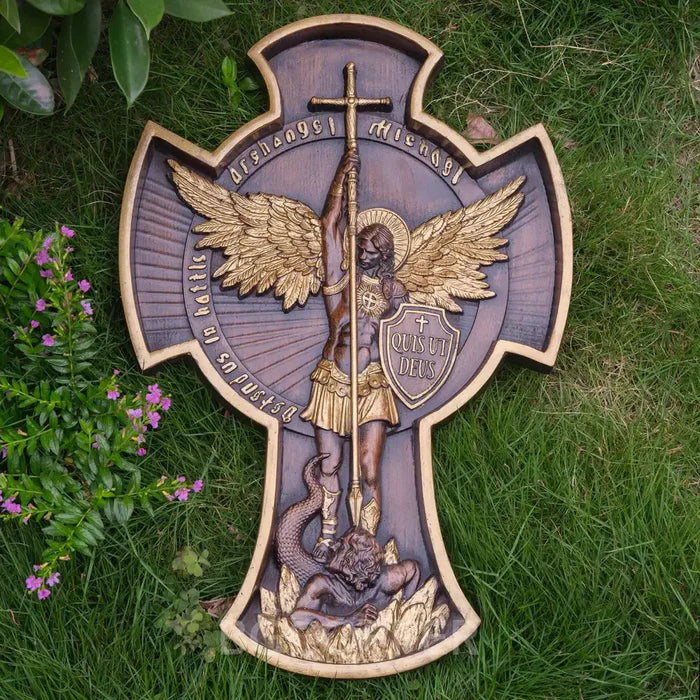 Sculpture of Saint Michael the Archangel