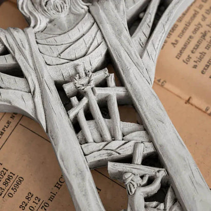 Risen Christ Wall Sculpture — Symbol of Victory and Eternal Life