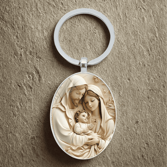 Divine Family Keychain