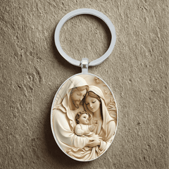 Divine Family Keychain