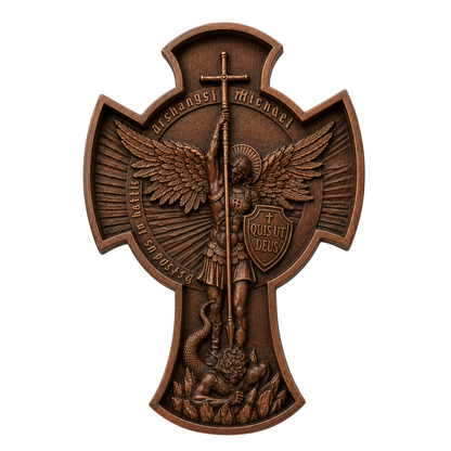 Sculpture of Saint Michael the Archangel