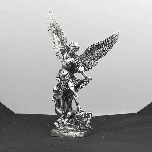 Archangel Saint Michael — Statue of Protection and Divine Justice