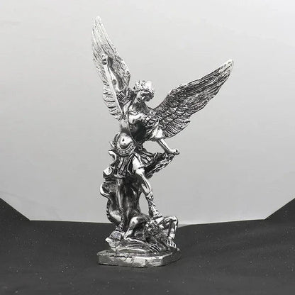 Archangel Saint Michael — Statue of Protection and Divine Justice