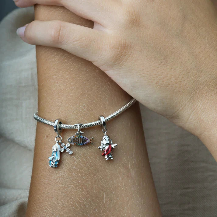 Sacred Charm Bracelet — 925 Silver