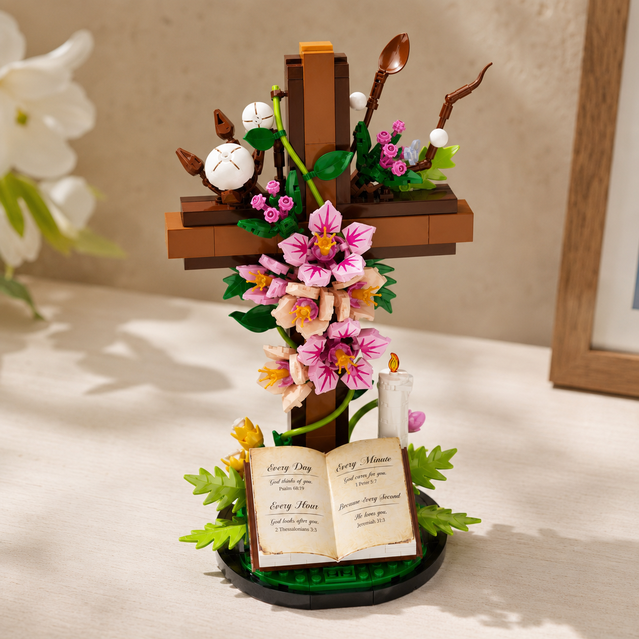 Flowering Cross Building Blocks