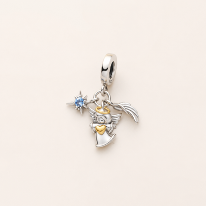 Angel of the New Dawn Charm 925 Silver